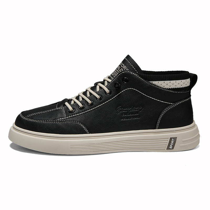 GONGNIUMEILI Abrasion Resistant Abrasion Resistant Mid top Skateboard Shoes Men's