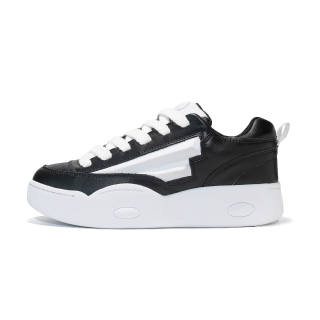 Vandytheburger Skateboard Shoes Unisex Low Top Black/White