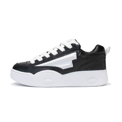Vandytheburger Skateboard Shoes Unisex Low Top Black/White