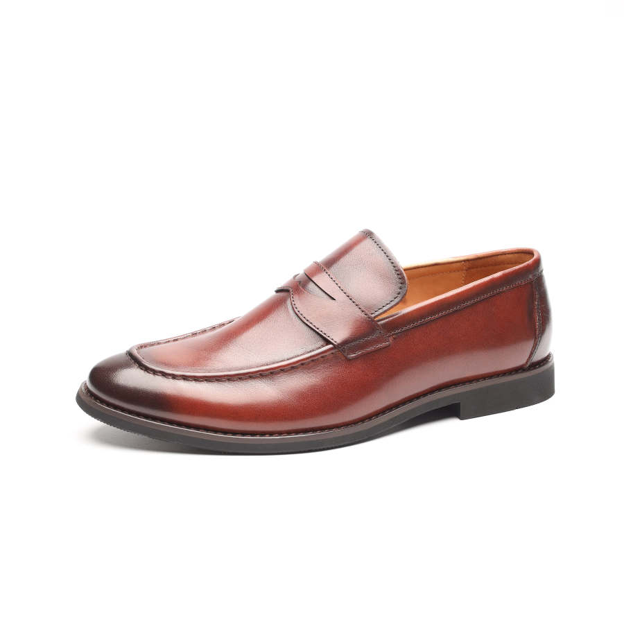 XIAOTOULANG Dress Shoes Men's Low Top Black/Brown