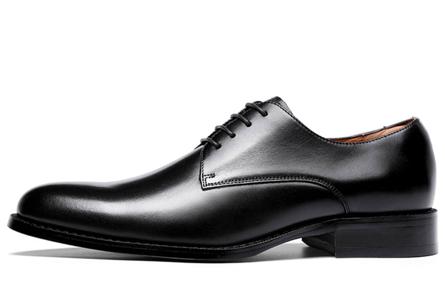 Desai Top Grain Cow Leather Dress Shoes Men's Black
