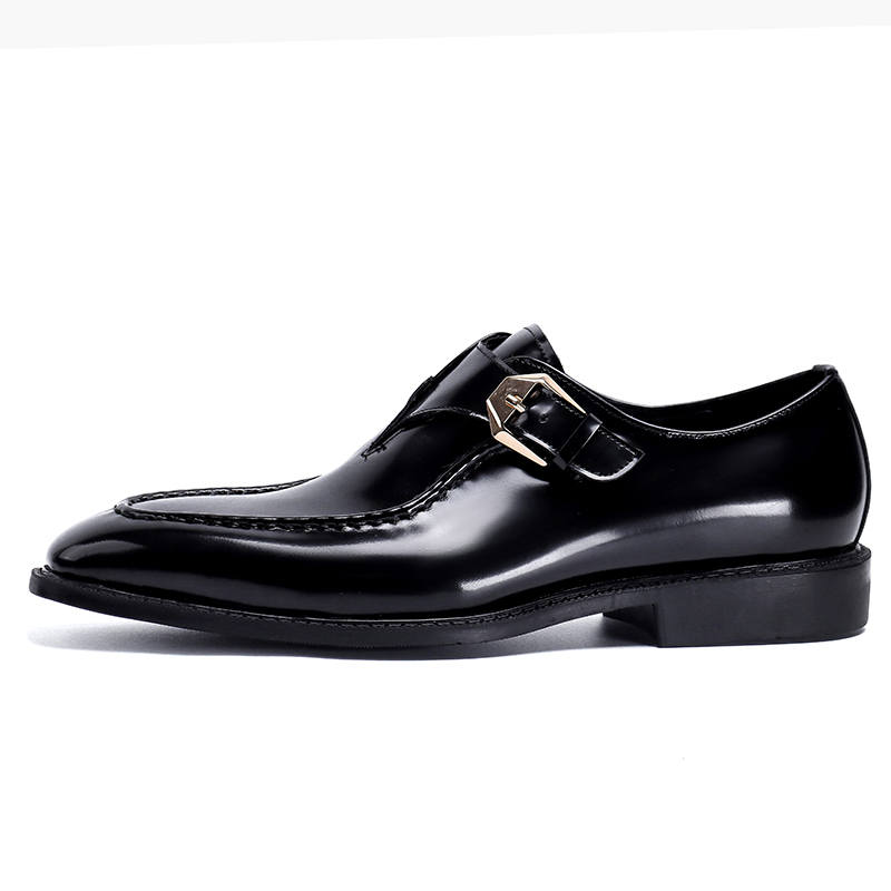 ASTON M.JAZZ Top Grain Cow Leather Dress Shoes Men's