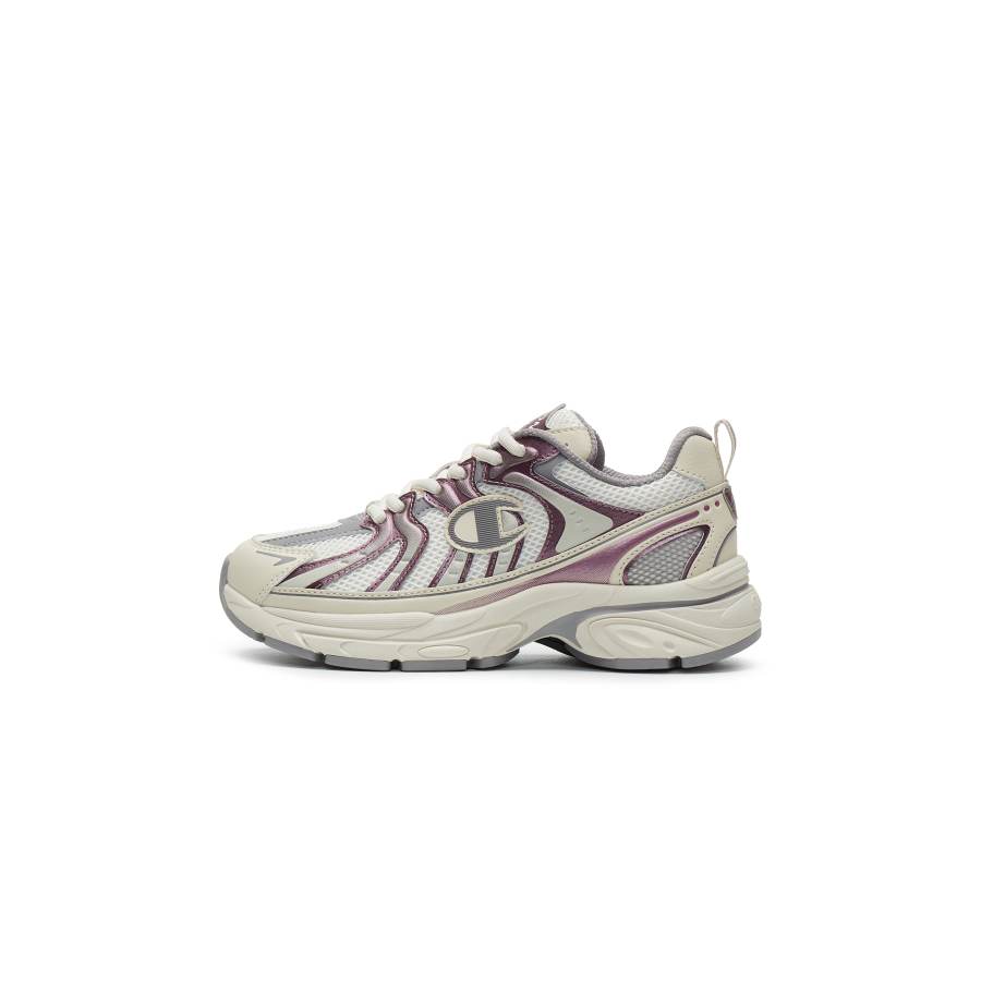 Champion Synthetic Leather Low top Running Shoes Women's Rose Purple/Linen