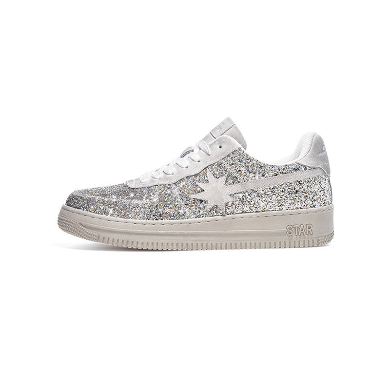 Starwalk Soldier Low top Skateboard Shoes Unisex Silver