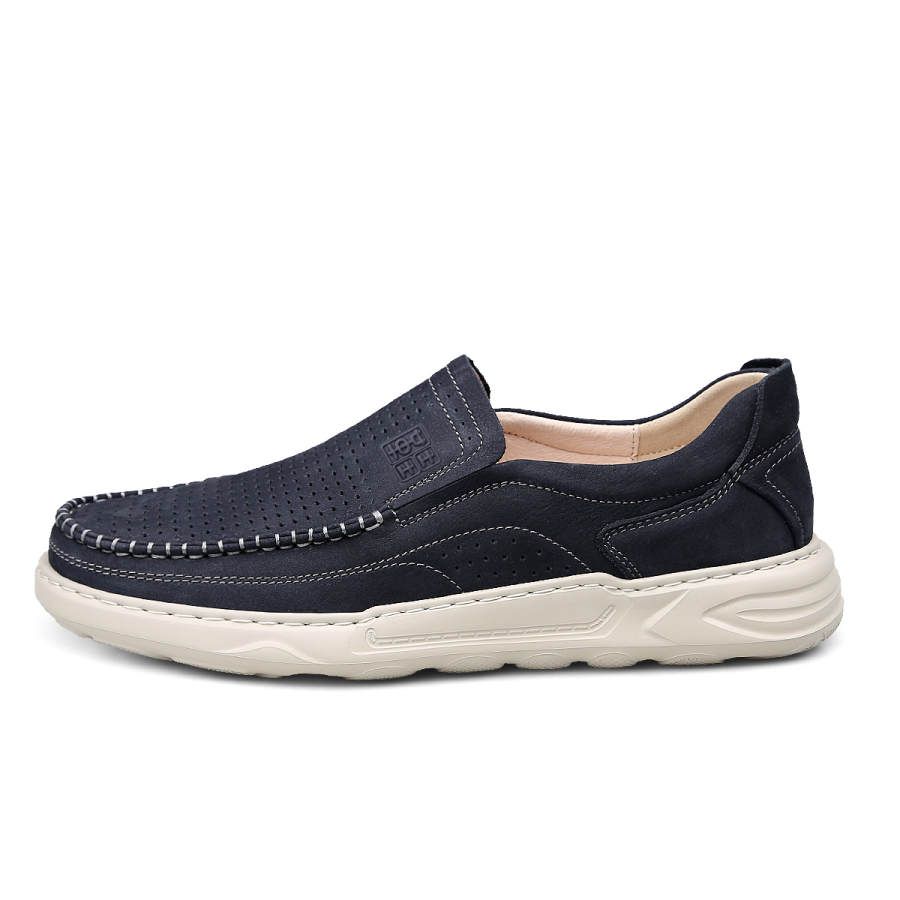 GESHISHI Casual Leather Shoes Men's Low Top