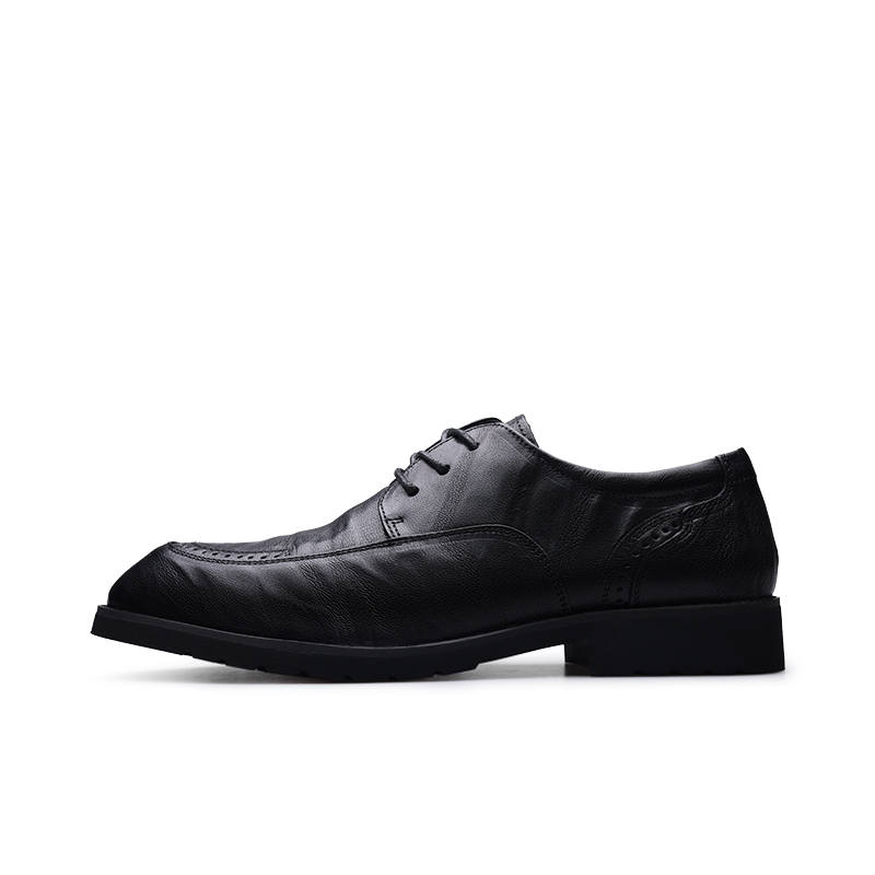 PARDASAUL Cow Leather Casual Shoes Men's Black
