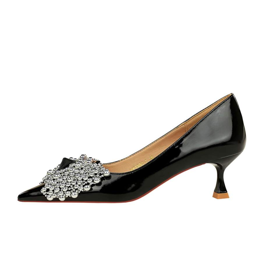 QITUMAUL High Heels Women's Black