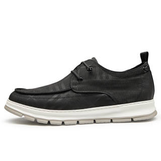 GOG Fabric Fashion Casual Shoes Men's Black