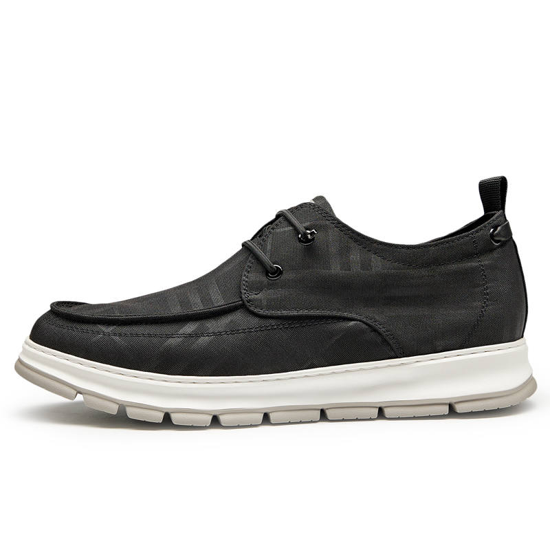 GOG Fabric Fashion Casual Shoes Men's Black