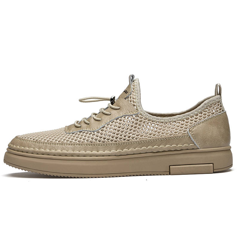 WENNAI Mesh Low top Skateboard Shoes Men's Sand