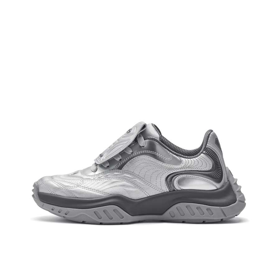 OGR NOVA Og Silver Slip Resistant, Breathable, Lightweight Low top Casual Shoes Unisex Antique Silver
