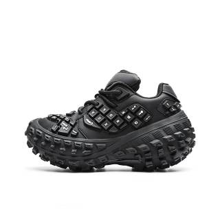 BLVCK PARIS Abrasion Resistant Lightweight Height Increasing Low Top Chunky Sneakers Unisex