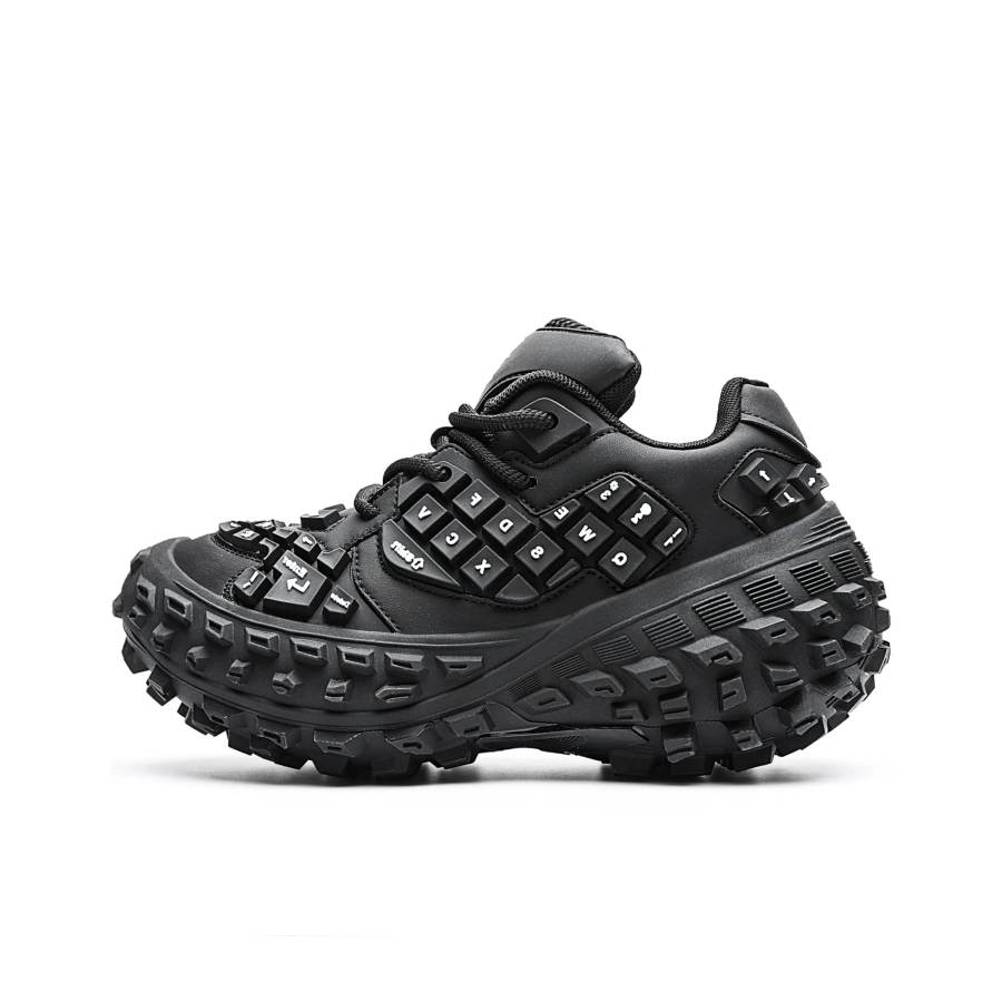 BLVCK PARIS Abrasion Resistant Lightweight Height Increasing Low Top Chunky Sneakers Unisex