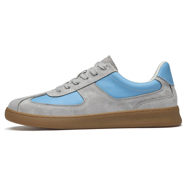 GONGNIULEITING Pigskin Slip Resistant Slip Resistant Low top Skateboard Shoes Men's