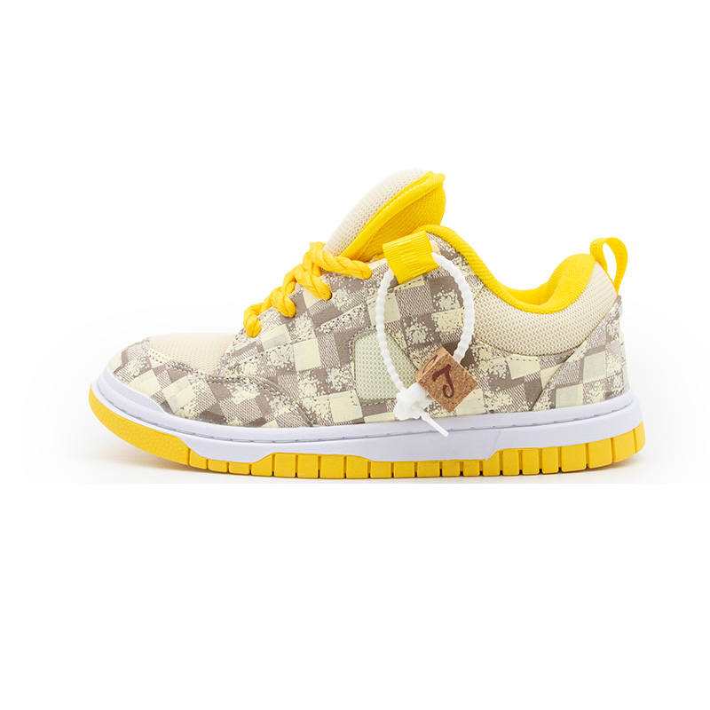 Shionpo Skateboard Shoes Unisex Low Top Yellow