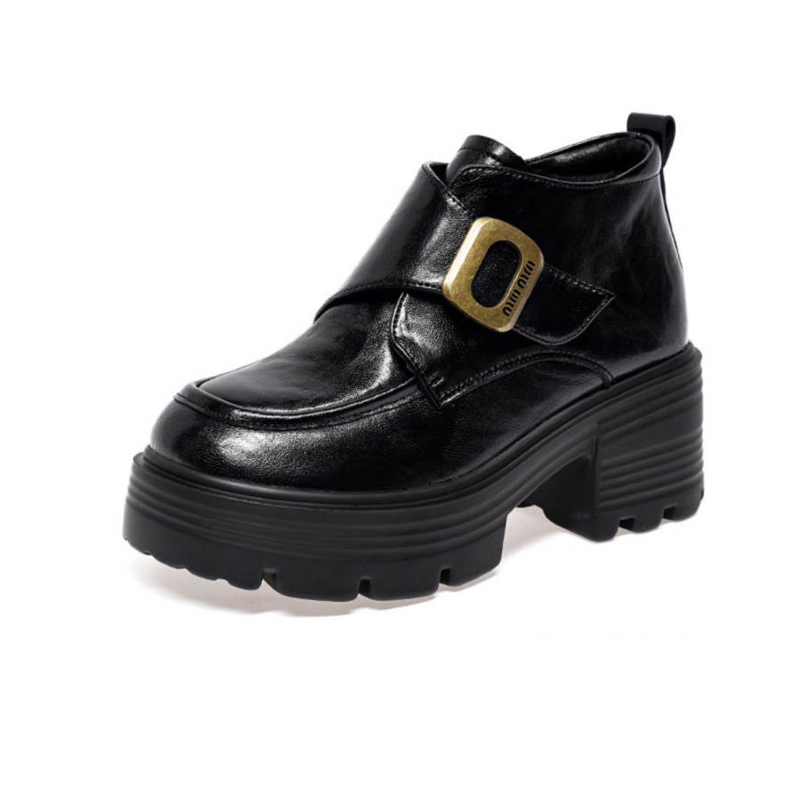 Devanro Devanro Cow Leather Ankle Boots 6.5cm Women's