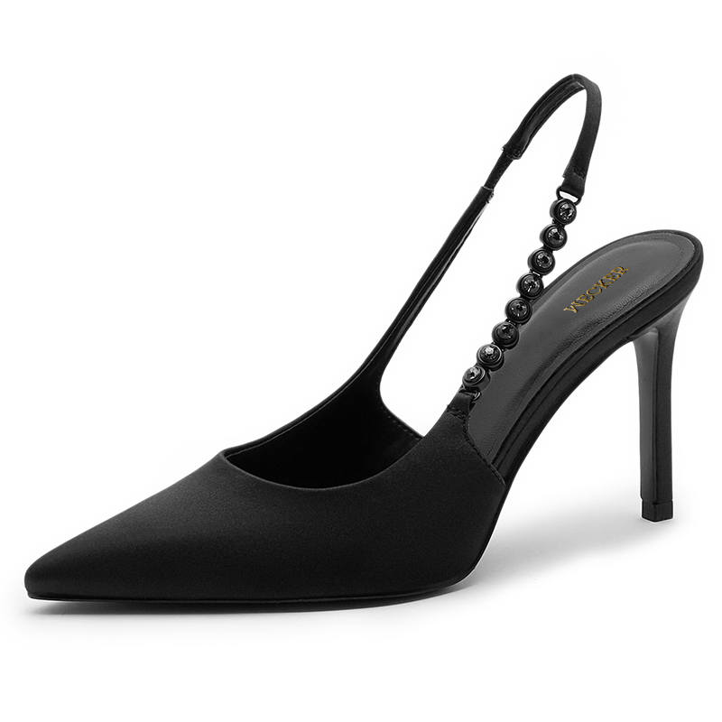 WECKER WECKER Pu Slim Heel High Heels Women's Black