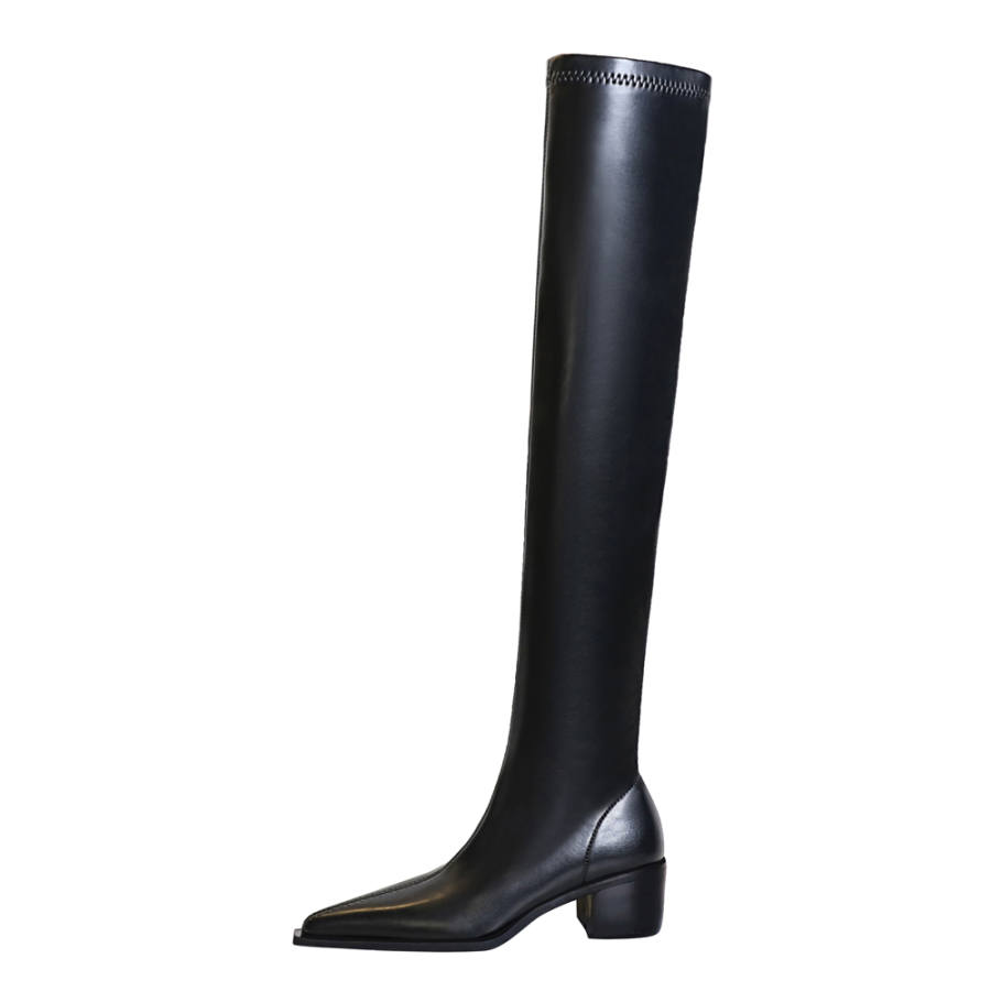 QITUMAUL Pu Over the knee Boots Women's