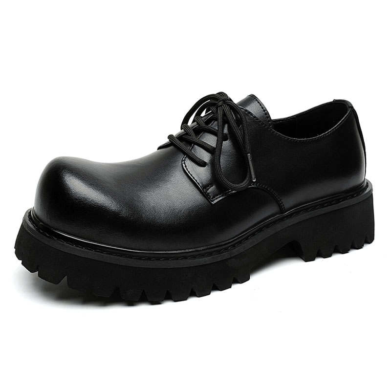 KAQIAODI Microfiber Leather Casual Shoes Men's Black