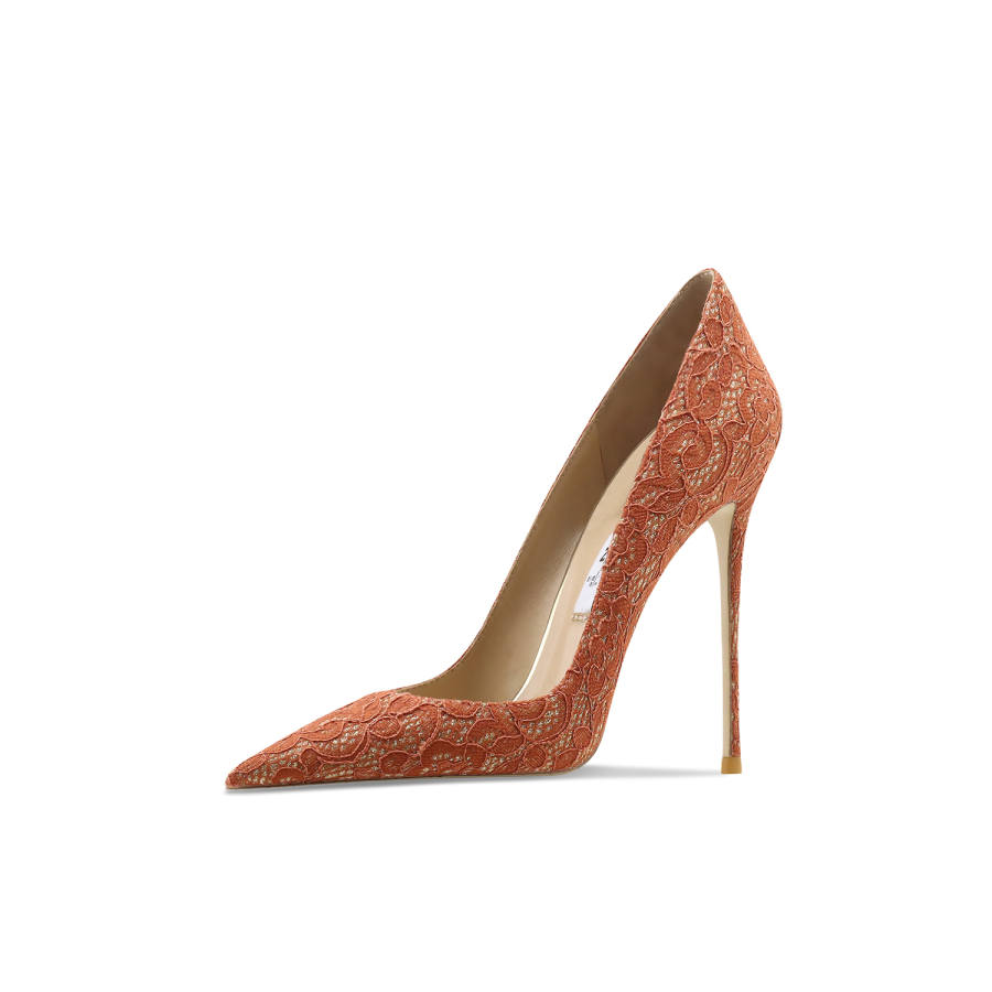 Ganxiaojie Mesh Slim Heel High Heels Women's