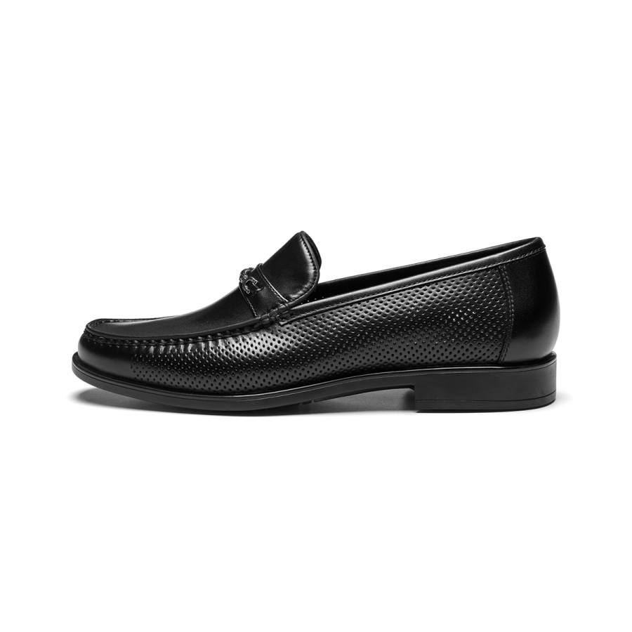J.BENATO Cow Leather Casual Leather Shoes Men's Black
