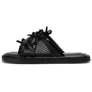 MIO Slide Slippers Women's Black White