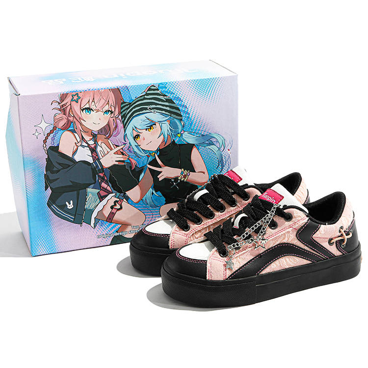 TUOPIN Selected Box Textile, Synthetic Leather Low top Skateboard Shoes Women's