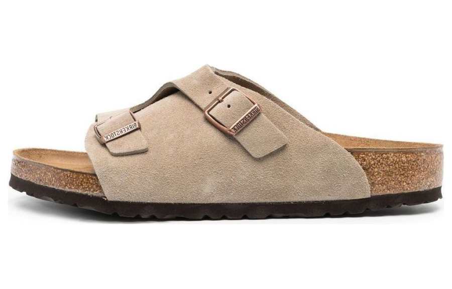 Birkenstock Slide Slippers Unisex Taupe