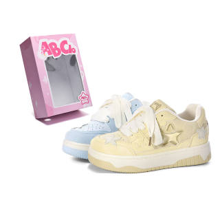 ABCIO Microfiber Leather Low top Skateboard Shoes Women's