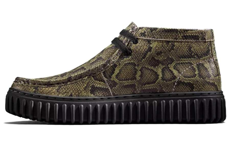 Clarks Torhill Hi Martine Rose Green Snake