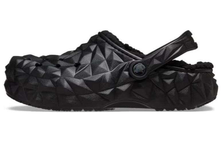 Crocs Crocs Classic Clog Lined Geometric Shoes 'Black' Women's