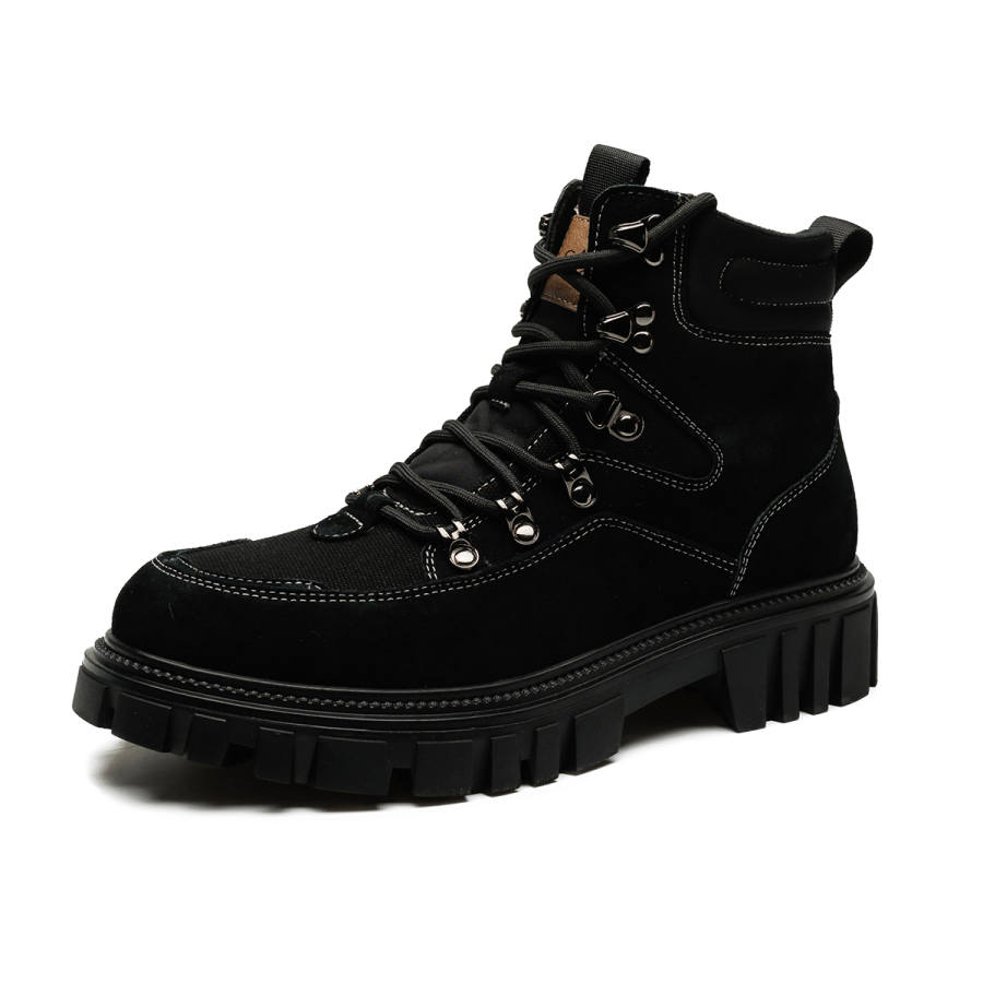 SHOUBA SHOUBA Short Combat Boots 4cm Men's