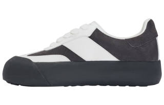 GOOD BAI DUM Pompompurin Shoes Split Cow Leather, Artificial Leather Platform Height Increasing Low top Casual Shoes