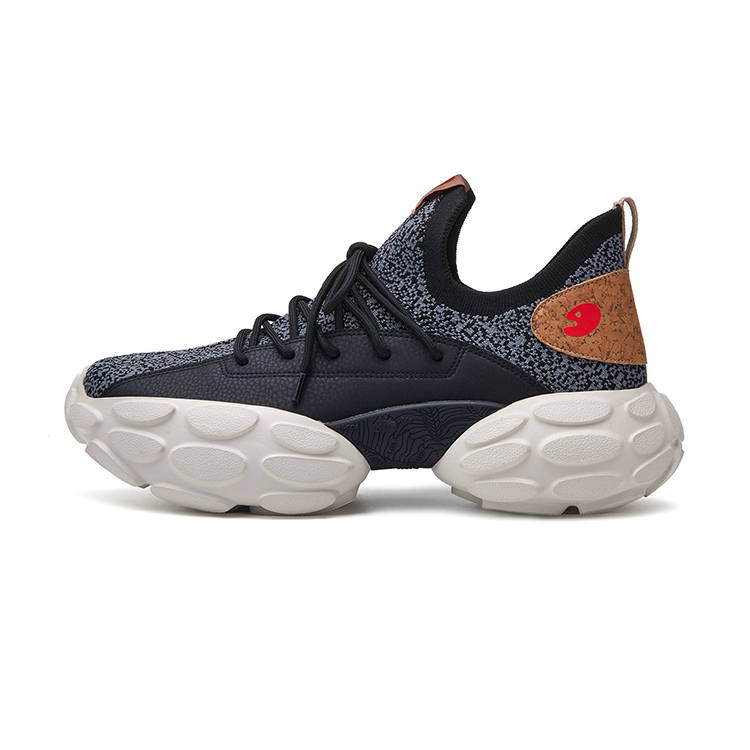 U.IN Cow Suede Abrasion Resistant Abrasion Resistant Mid top Chunky Sneakers Men's