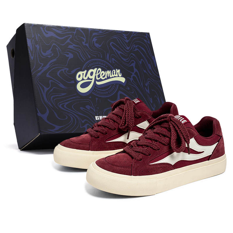 OUGLEMEN Red Snake Welcome Spring Collection Slip Resistant, Abrasion Resistant, Lightweight