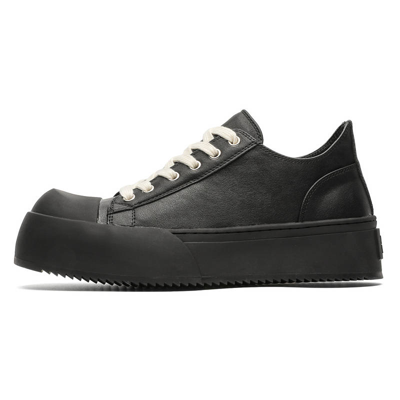 CHILANG Low top Skateboard Shoes Men's Black