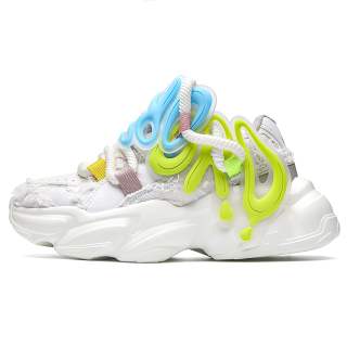 ORD Chunky Sneakers Unisex Low Top White Green
