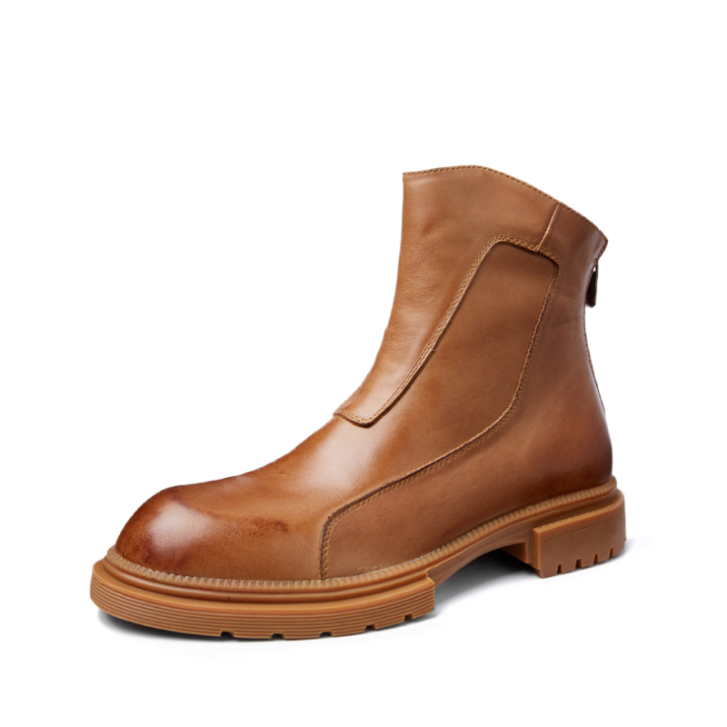 Brounvanm Brounvanm Men's Boots Top Grain Cow Leather