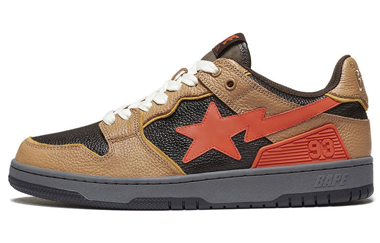 A BATHING APE A BATHING APE Bape SK8 Sta Brown Orange