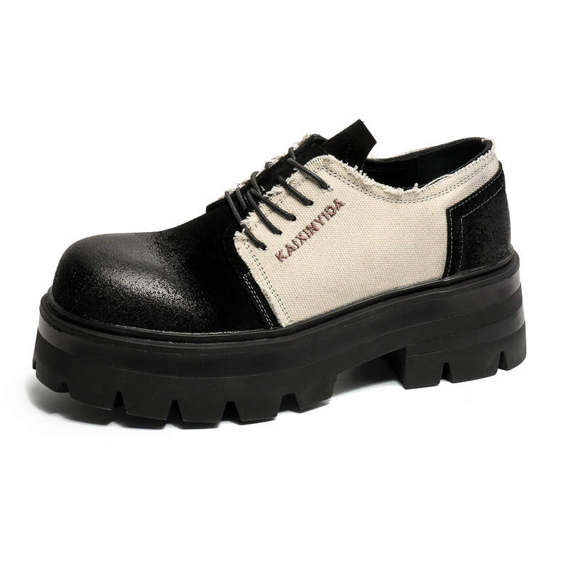 V ZERO FIVE V ZERO FIVE Cow Suede Leather Shoes Men's Black