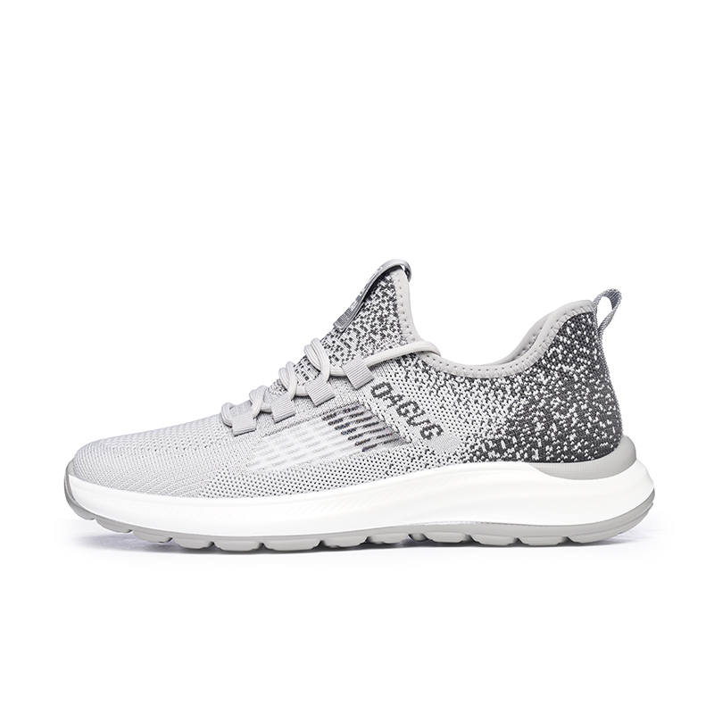 RITAI Fabric Slip Resistant Abrasion Resistant Low top Casual Shoes Men's Gray
