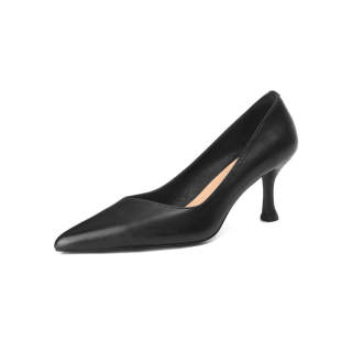 SUYANJIAO Horse Leather Slim Heel High Heels Women's