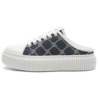 NINE WEST Abrasion Resistant Abrasion Resistant Closed Toe Slippers Women's Blue/White