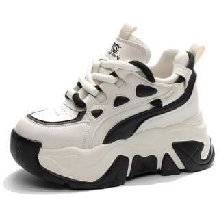 Shangjinni Lightweight Height Increasing Lightweight Height Increasing Low top Chunky Sneakers Women's