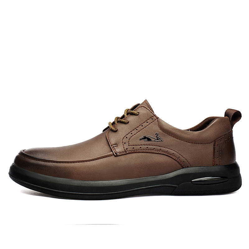 YINGLUNQISHI Top Grain Cow Leather Casual Shoes Men's