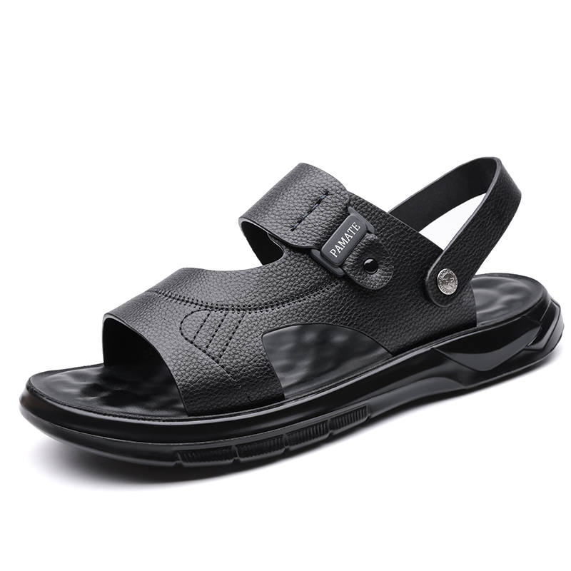 EGCHI EGCHI Beach Sandals Men's Black/Brown