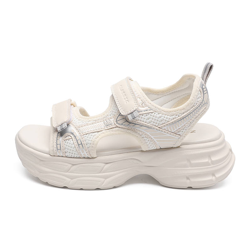 ZHR Beach Sandals Women's Beige, Silver, Black