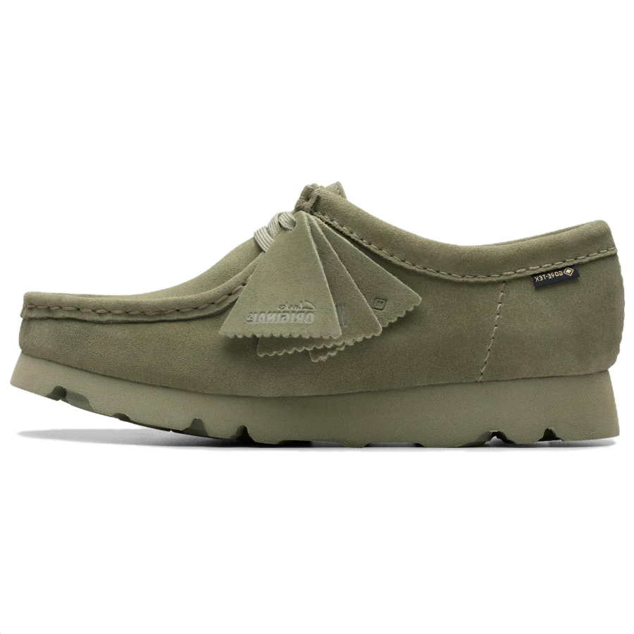 Clarks Suede Low top Casual Shoes Women's Green