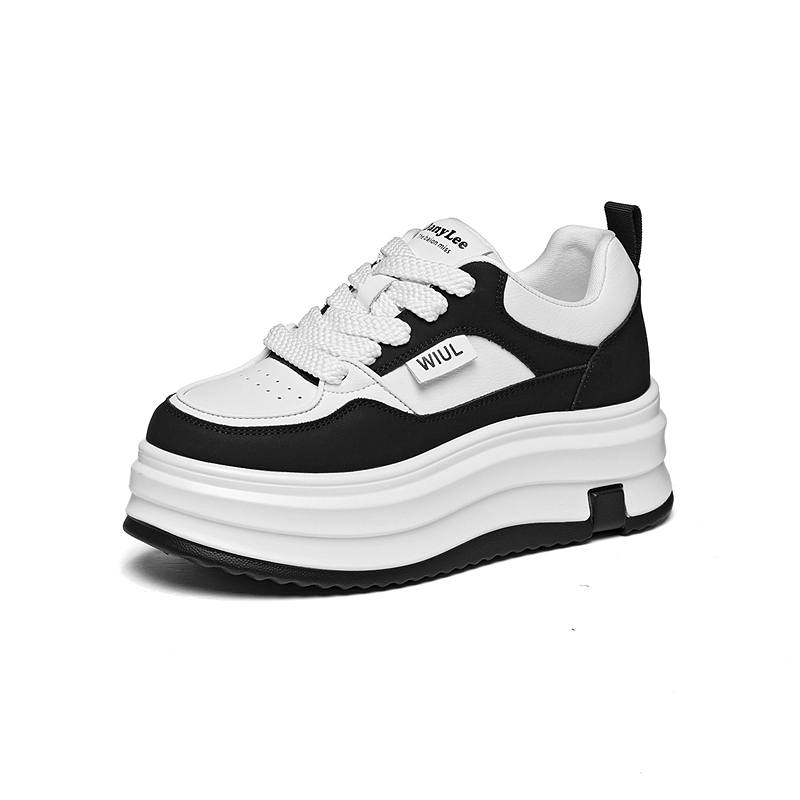 JINSITU Slip Resistant, Abrasion Resistant, Height Increasing Low top Skateboard Shoes Women's