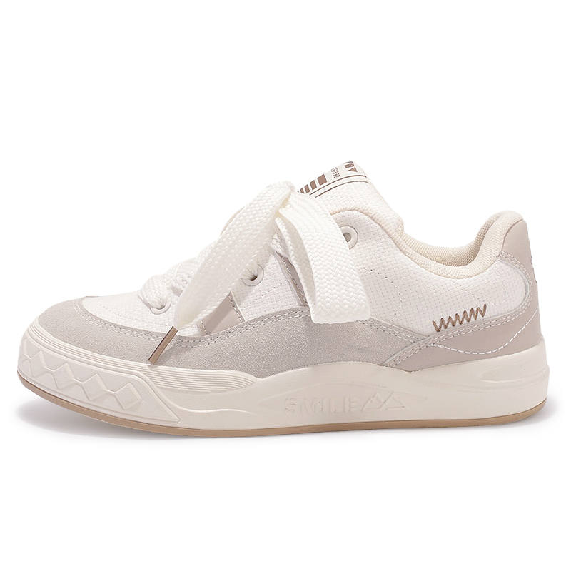 SNXR Slip Resistant Slip Resistant Low top Skateboard Shoes Women's Beige Khaki